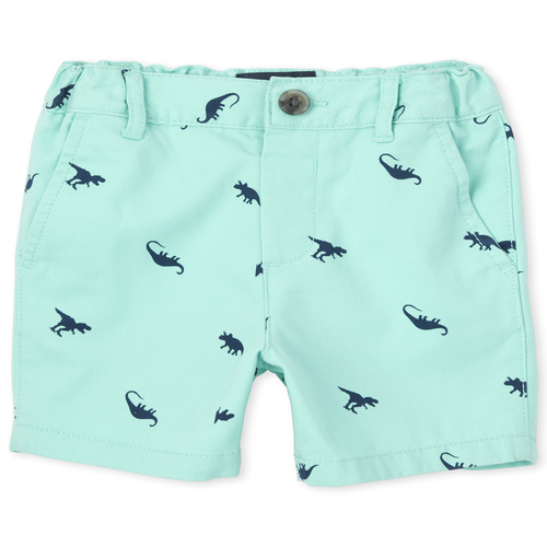 

s Baby And Toddler Boys Dino Chino Shorts - Green - The Children's Place