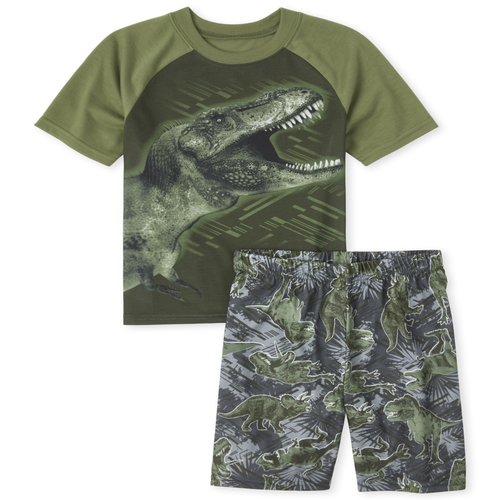 

s Boys Dino Pajamas - Gray - The Children's Place