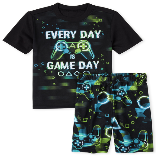 

s Boys Video Game Pajamas - Black - The Children's Place