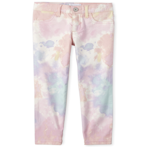 

Girls Tie Dye Jeggings - Pink - The Children's Place