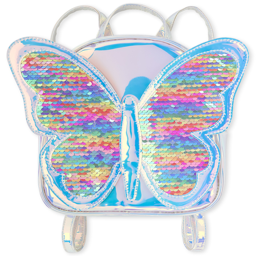 

Girls Crazy 8 Flip Sequin Butterfly Holographic Mini Backpack - Multi - The Children's Place