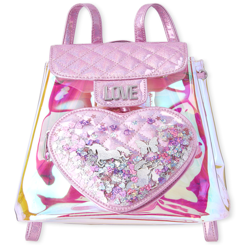 

Girls Shakey Iridescent Mini Backpack - Multi - The Children's Place