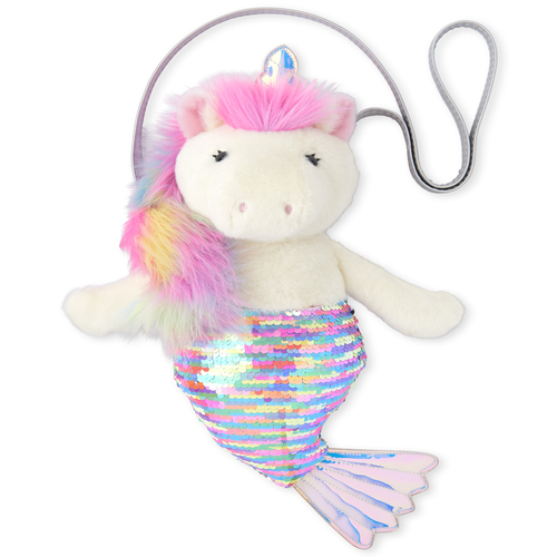 

Girls Flip Sequin Mermaidcorn Faux Fur Bag - Multi - The Children's Place