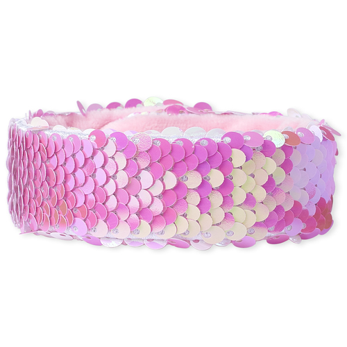 

Girls Flip Sequin Faux Fur Slap Bracelet - Multi - The Children's Place