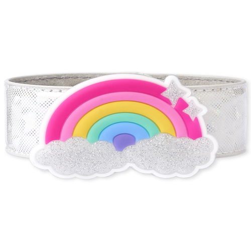 

Girls Holographic Rainbow Slap Bracelet - Multi - The Children's Place