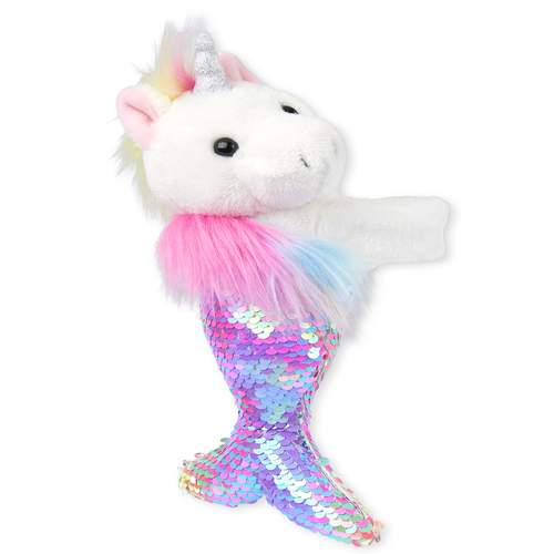 

Girls Flip Sequin Unicorn Mermaid Faux Fur Slap Bracelet - Multi - The Children's Place
