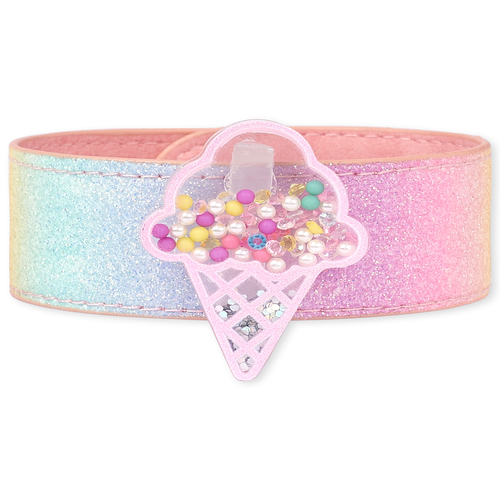 

Girls Shakey Rainbow Ice Cream Slap Bracelet - Multi - The Children's Place