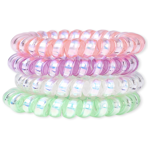 

Girls Iridescent Coil Bracelet 4-Pack - Multi - The Children's Place