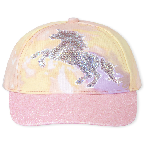 

Girls Flip Sequin Unicorn Tie Dye Baseball Hat - Multi - The Children's Place