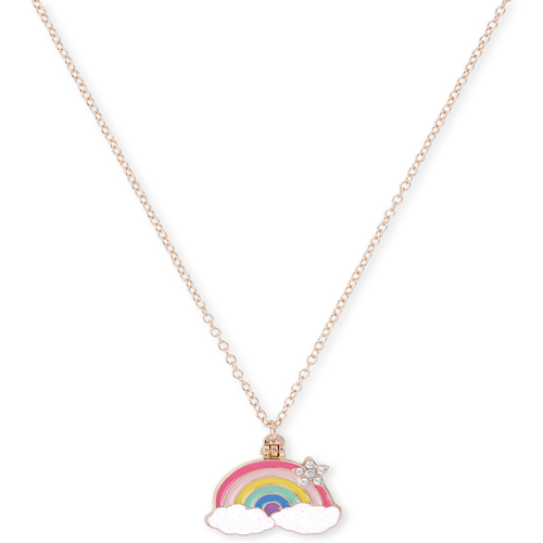 

Girls Rainbow Locket Necklace - Multi - The Children's Place