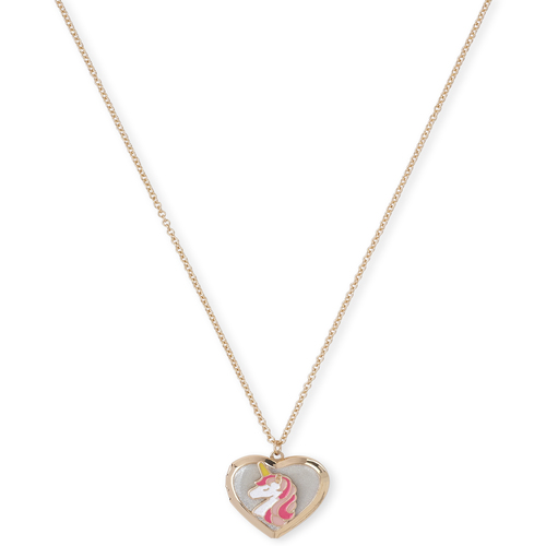 

Girls Unicorn Locket Necklace - Multi - The Children's Place