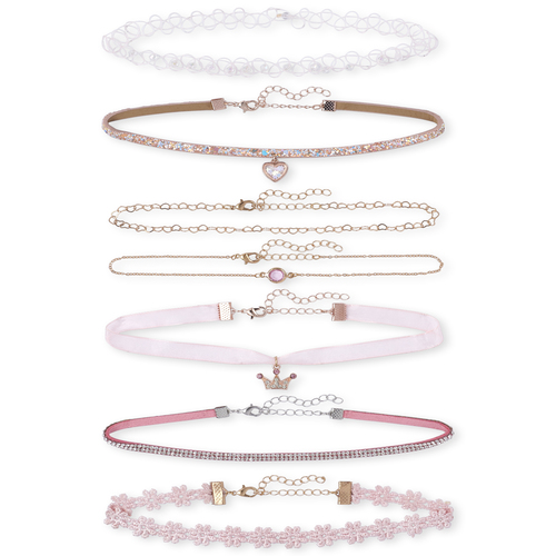 

Girls Princess Choker Necklace 7-Pack - Multi - The Children's Place