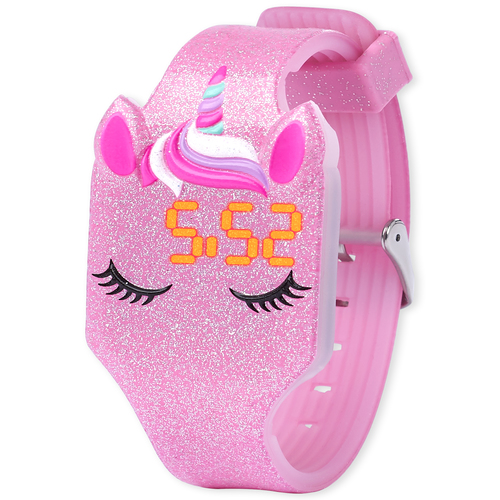 

Girls Glitter Unicorn Digital Watch - Multi - The Children's Place