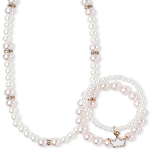 

Girls Faux Pearl 3-Piece Jewelry Set - Multi - The Children's Place