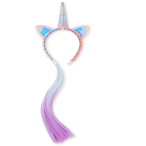 

Girls Unicorn Hair Extension Headband - Multi - The Children's Place