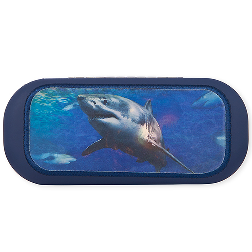 

Boys Boys Lenticular Shark Sunglasses Case - Blue - The Children's Place