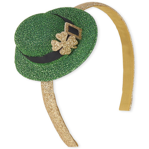 

Girls Glitter St. Patrick's Day Headband - Metallic - The Children's Place