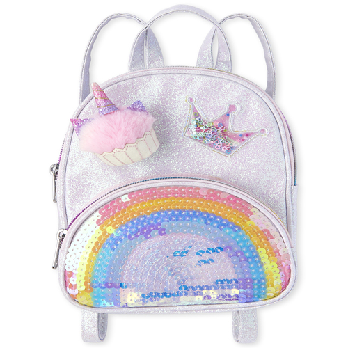 

Girls Embellished Rainbow Mini Backpack - Multi - The Children's Place