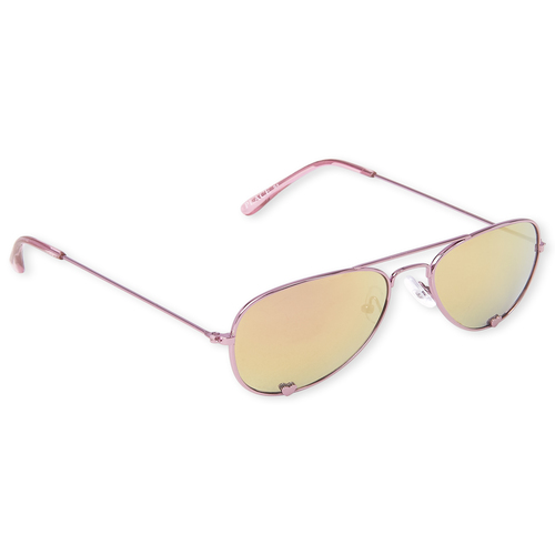 

Girls Heart Aviator Sunglasses - Pink - The Children's Place