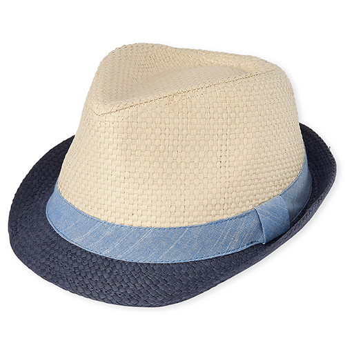 

Boys Boys Colorblock Fedora - Gray Hat - The Children's Place
