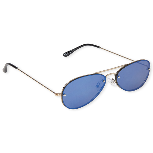 

Boys Boys Frameless Aviator Sunglasses - Metallic - The Children's Place