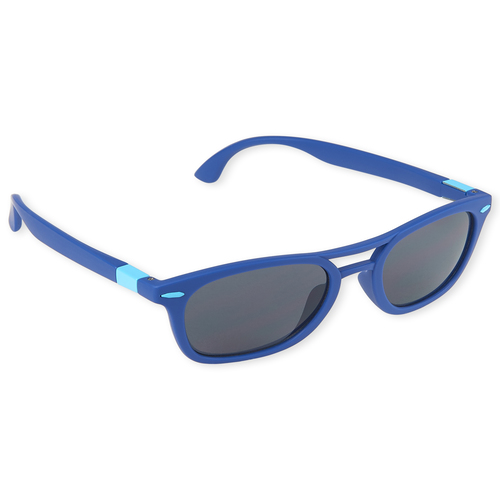 

Boys Boys Colorblock Retro Sunglasses - Blue - The Children's Place