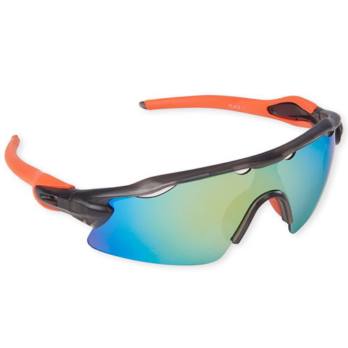 

Boys Boys Sport Wrap Sunglasses - Gray - The Children's Place