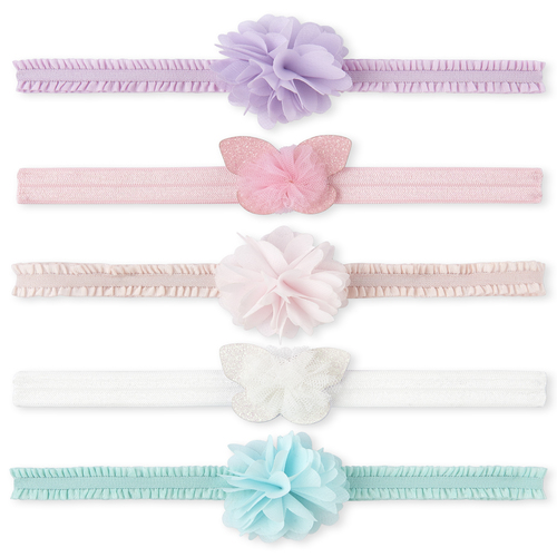 

Newborn Baby Butterfly Flower Headwrap 5-Pack - Multi - The Children's Place