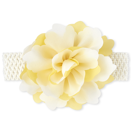 

Baby Girls Toddler Flower Headwrap - Yellow - The Children's Place