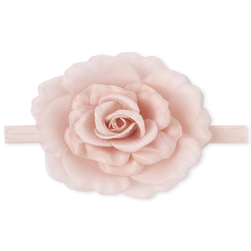 

Baby Girls Toddler Glitter Flower Headwrap - Pink - The Children's Place