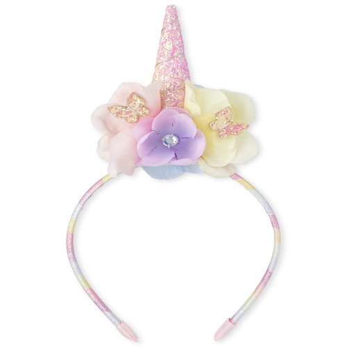 

Baby Girls Toddler Glitter Rainbow Unicorn Headband - Multi - The Children's Place