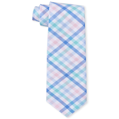 

Boys Boys Plaid Tie - White - The Children's Place