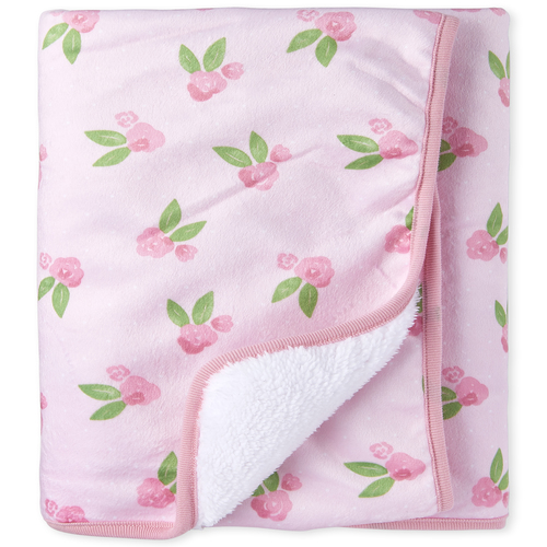 

Newborn Baby Rose Cozy Blanket - Pink - The Children's Place