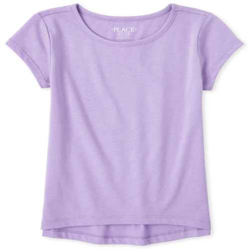 

Girls Basic Layering Tee - Purple T-Shirt - The Children's Place