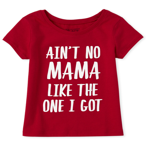 

s Baby And Toddler Matching Family Ain't No Mama Graphic Tee - Red T-Shirt - The Children's Place