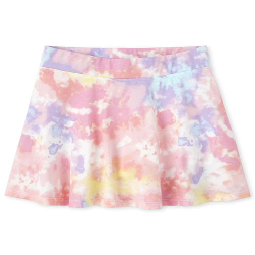 

Girls Mix And Match Print Skort - White - The Children's Place