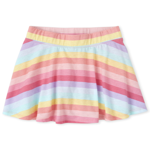 

Girls Mix And Match Print Skort - Orange - The Children's Place