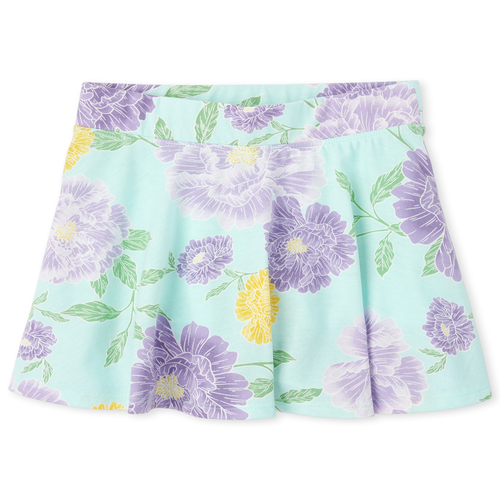 

Girls Mix And Match Print Skort - Blue - The Children's Place