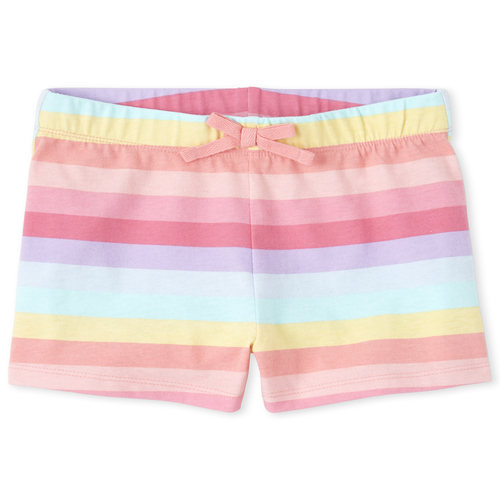 

Girls Mix And Match Print Shorts - Orange - The Children's Place
