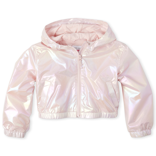 

Girls Iridescent Windbreaker Jacket - Multi - The Children's Place