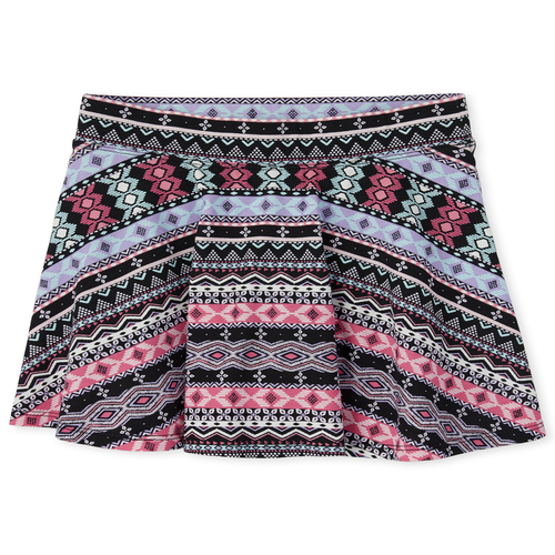 

s Mix And Match Print Skort - Black - The Children's Place