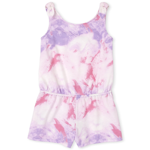 

Girls Print Romper - Purple - The Children's Place