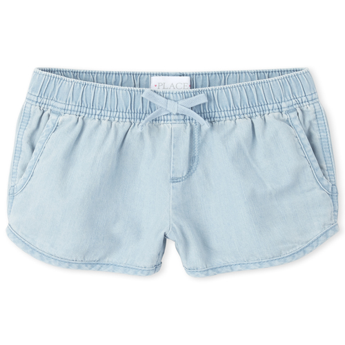 

s Denim Pull On Shorts - The Children's Place
