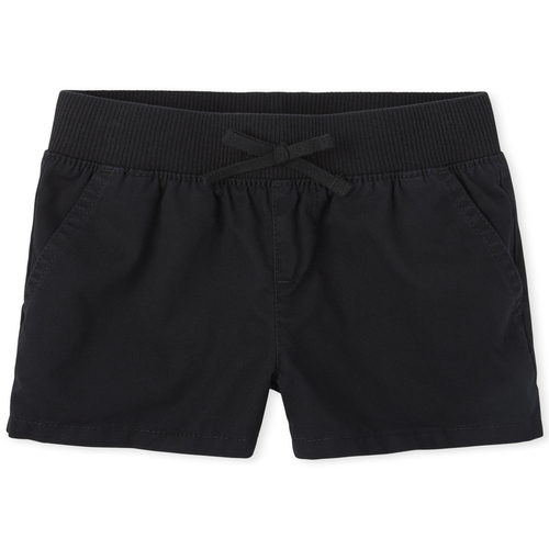 

s Pull On Shorts - Black - The Children's Place