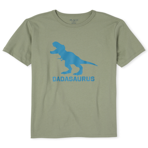 

Mens Matching Family Dino Graphic Tee - Green T-Shirt - The Children' Place