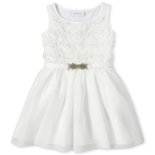 children's place white dress