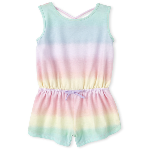 

s Baby And Toddler Rainbow Ombre Romper - Pink - The Children's Place