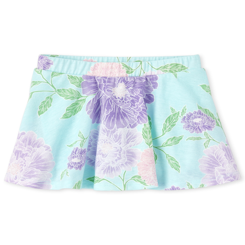 

Baby Girls Baby And Toddler Mix And Match Print Skort - Blue - The Children's Place