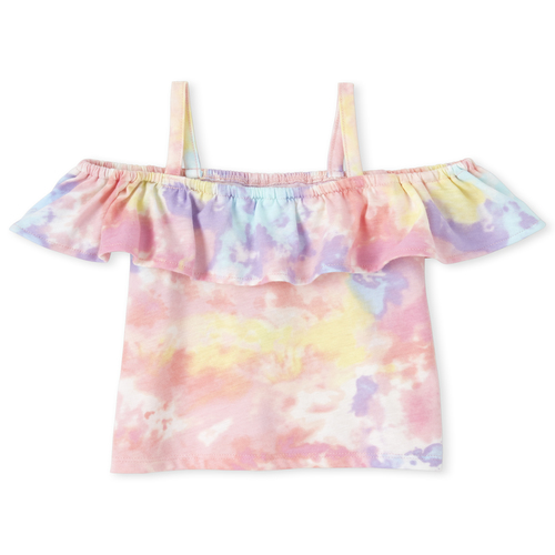 

s Baby And Toddler Mix And Match Print Off Shoulder Top - Pink - The Children's Place