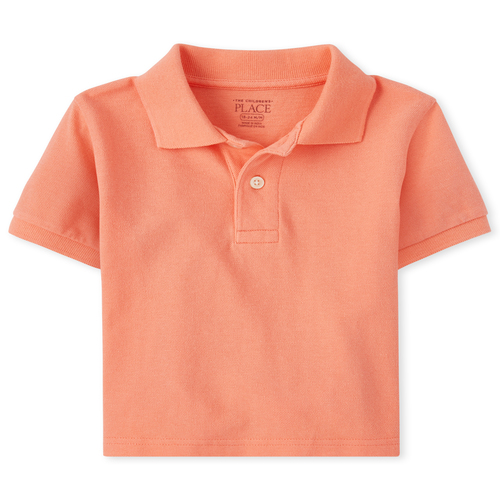 

s Baby And Toddler Boys Pique Polo - Orange - The Children's Place